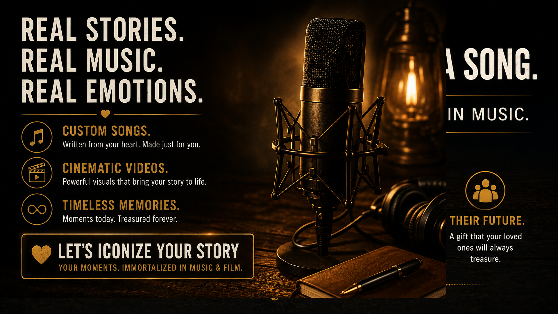 Real stories, real music, real emotions