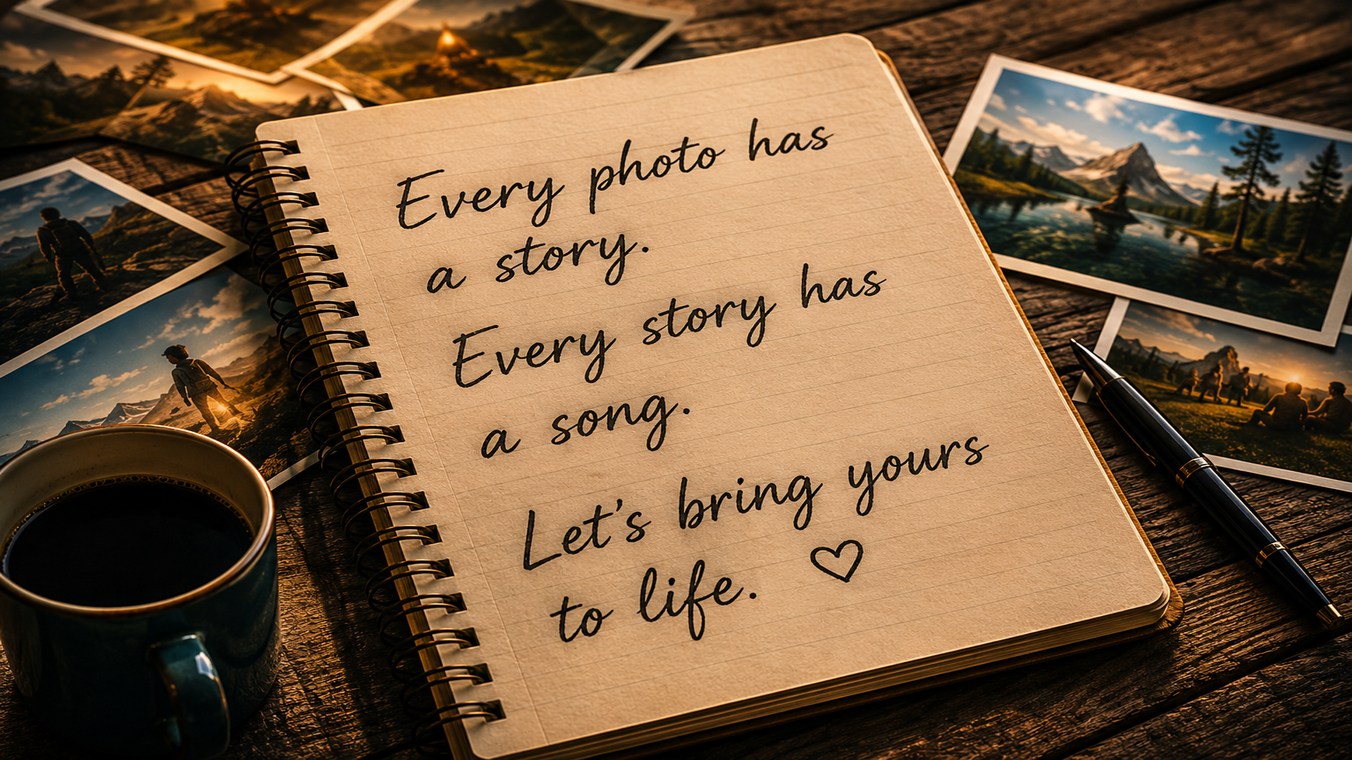 Every photo has a story and every story has a song