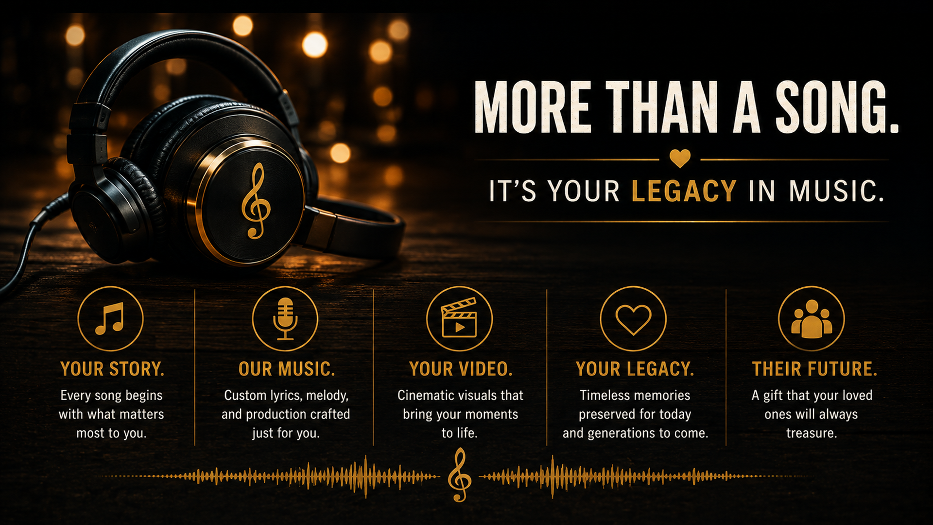 More than a song, your legacy in music
