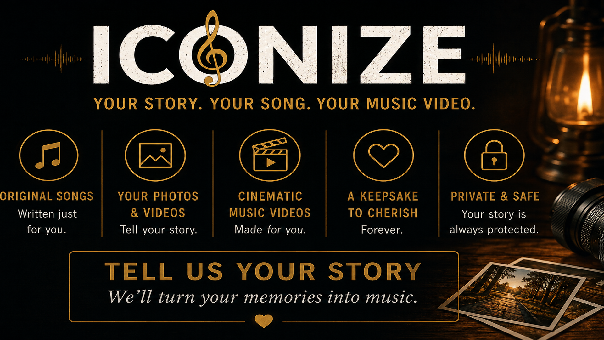 ICONIZE - Your Story, Your Song, Your Music Video